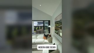 غرفة المعيشة بتصميم المنزل الحديث